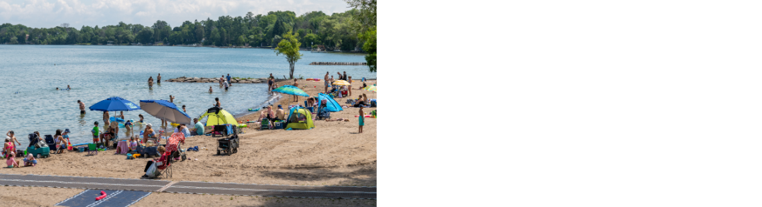 busy beach