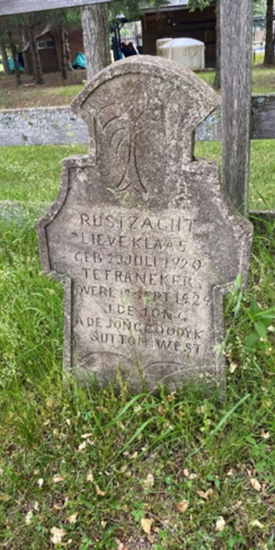 Old tombstone