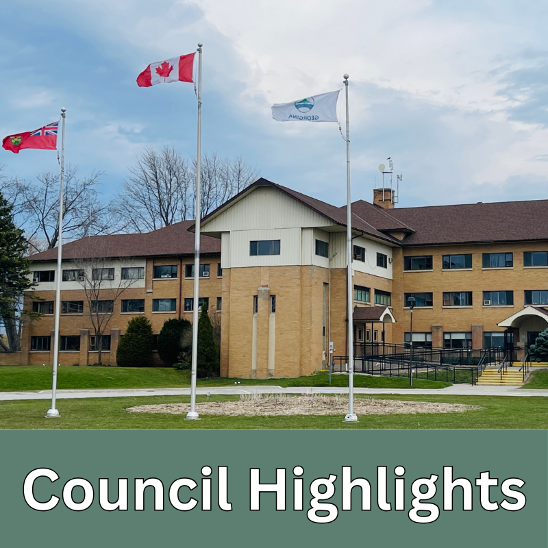 Civic Centre with the words Council Highlights