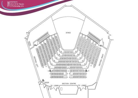 A diagram of a theater seating plan</p>
<p>Description automatically generated