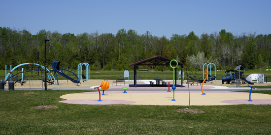 Accessible Playground equipment at Julia Munro Park