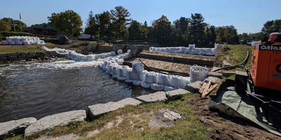 Dam under construction