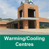 outside of building representing warming and cooling centres