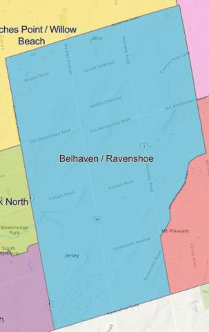 Map of Belhaven Ravenshoe area