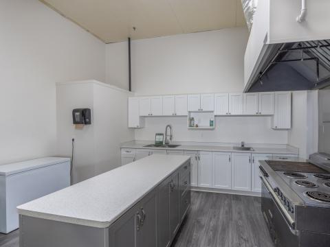 Kitchen area with a stove as well as counters