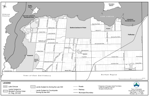 Map of affected area