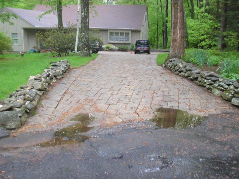 Drive way entrance