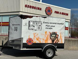 Fire & Rescue Services public education trailer